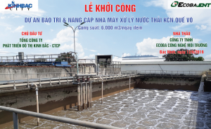 Commencement of Maintenance & Upgrade Wastewater Treatment System project – Que Vo IZ