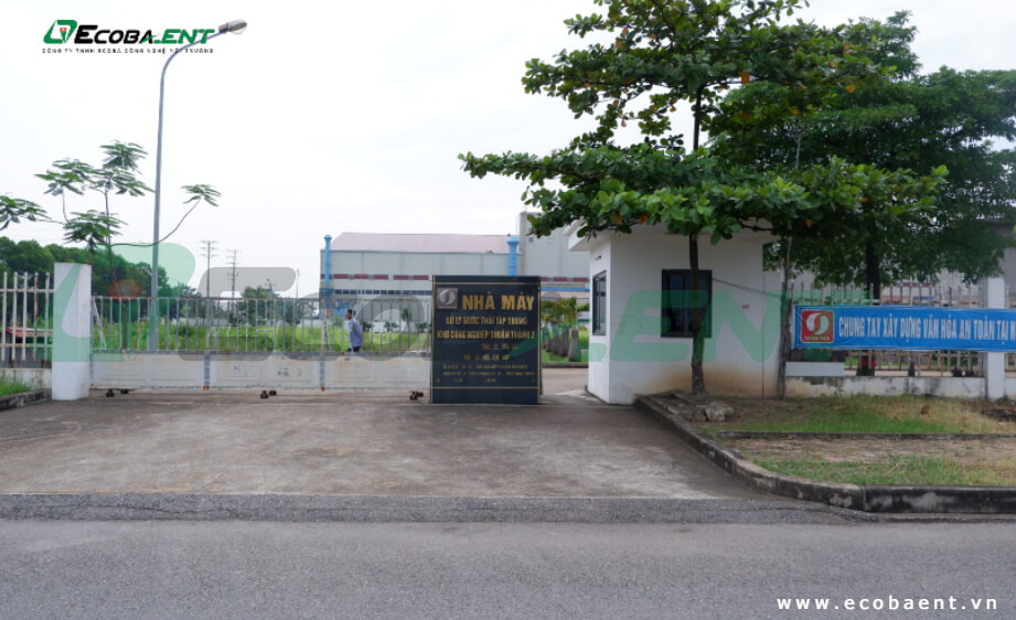 Cận cảnh nhà máy xử lý nước thải KCN Thuận Thành II