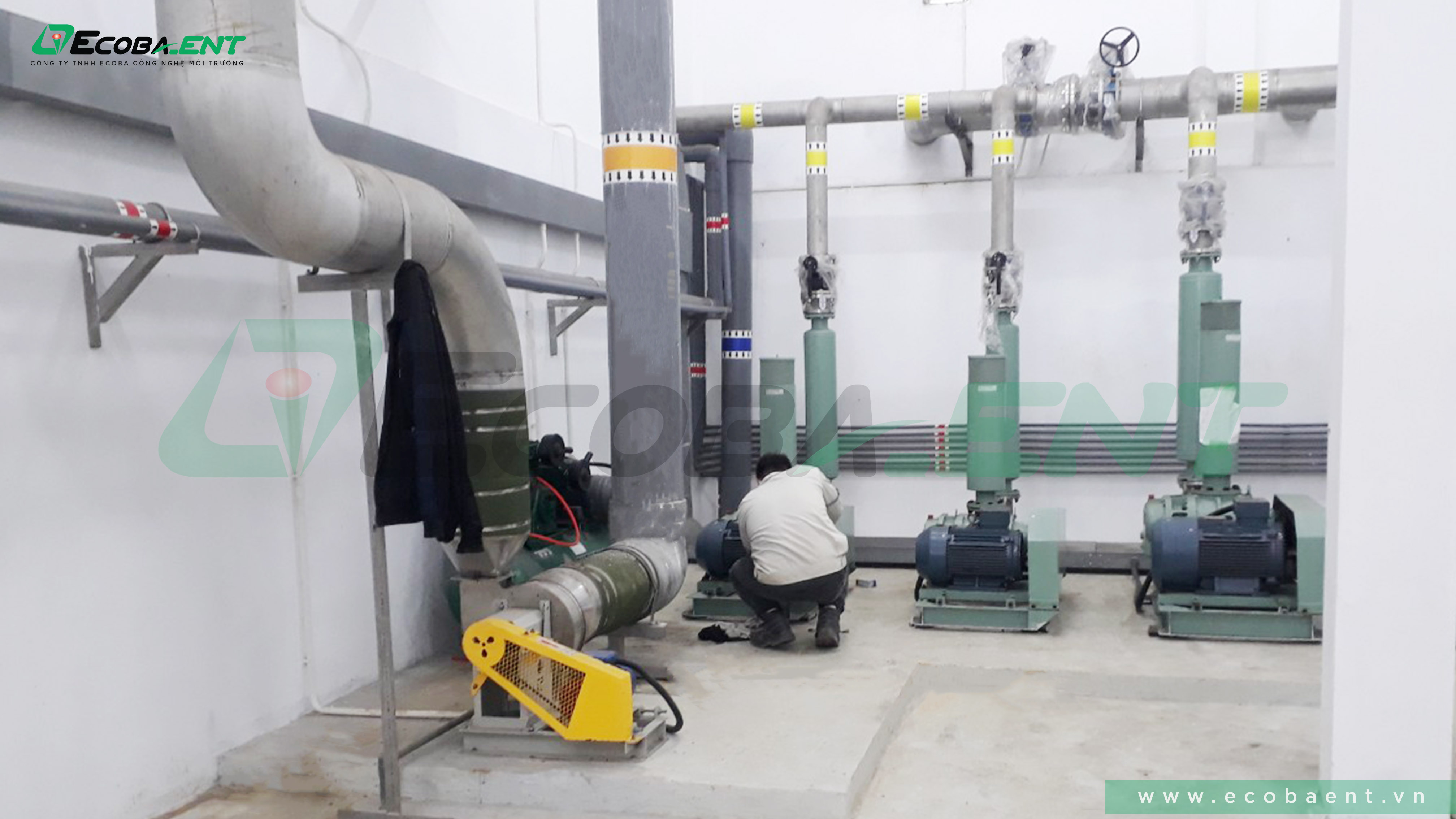 Ecoba ENT bảo trì trạm xử lý nước thải VinFast