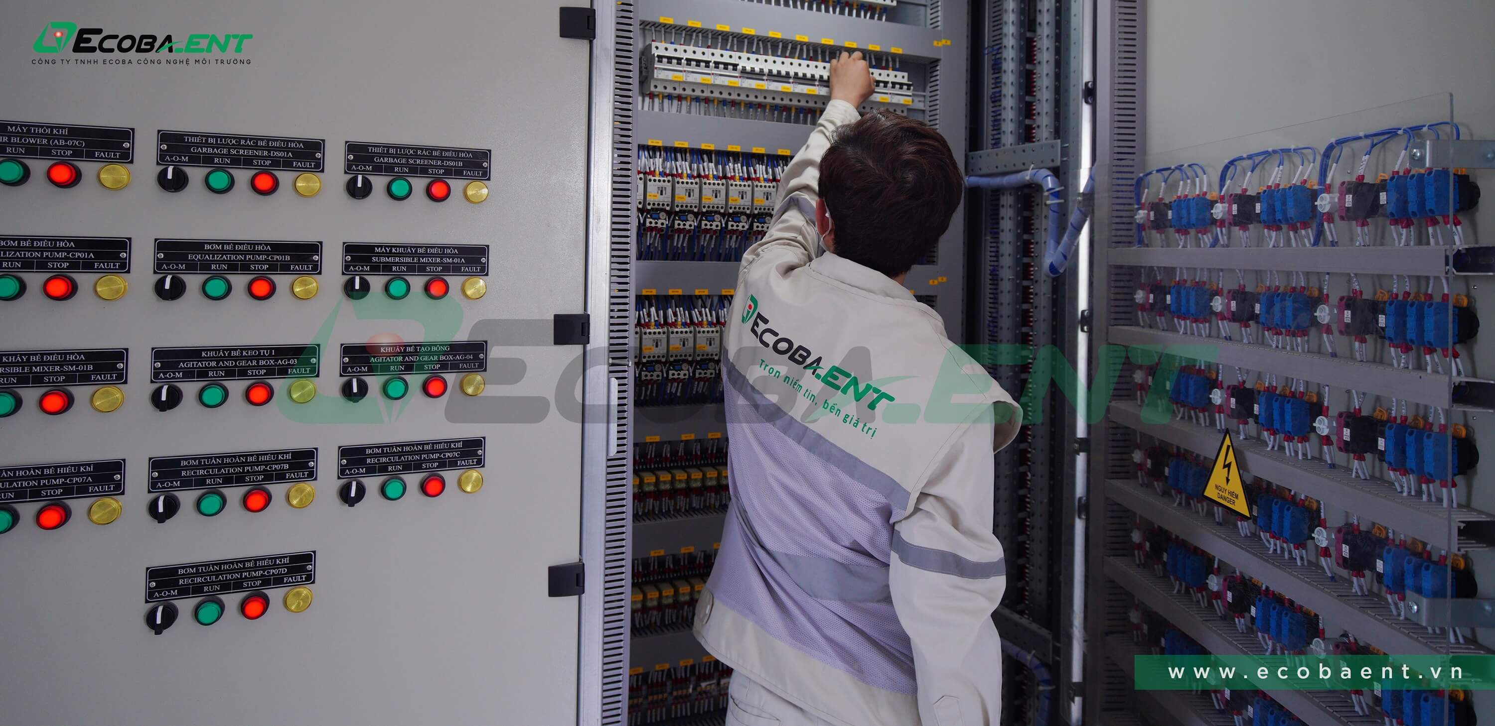Ecoba ENT kiểm tra định kỳ hệ thống xử lý nước thải