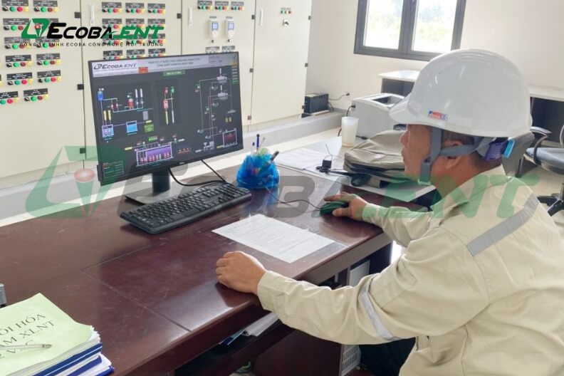Kiểm tra định kỳ nhà máy xử lý nước thải Vinhomes Smart City