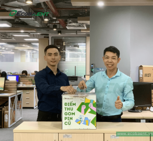 CBNV Ecoba ENT hưởng ứng chiến dịch gom pin gieo ước mơ tới trường cho em