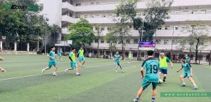 Ecoba ENT giao hữu bóng đá 1