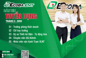 Ecoba ENT tuyển dụng tháng 5