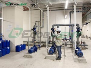 Bảo trì tại nhà máy xử lý nước thải Mandarin Garden 2
