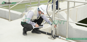 Bảo trì tại nhà máy xử lý nước thải JCB Yên Phong
