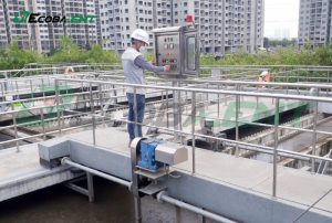 Bảo trì tại nhà máy xử lý nước thải KĐT Vinhomes Smart City