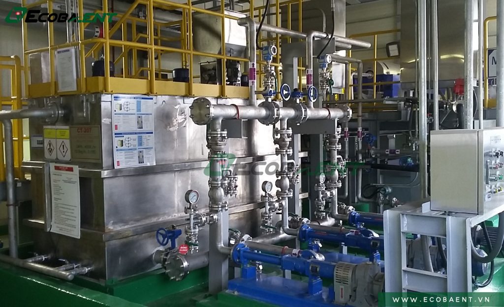 The wastewater treatment plant for Samsung 3D Glass factory