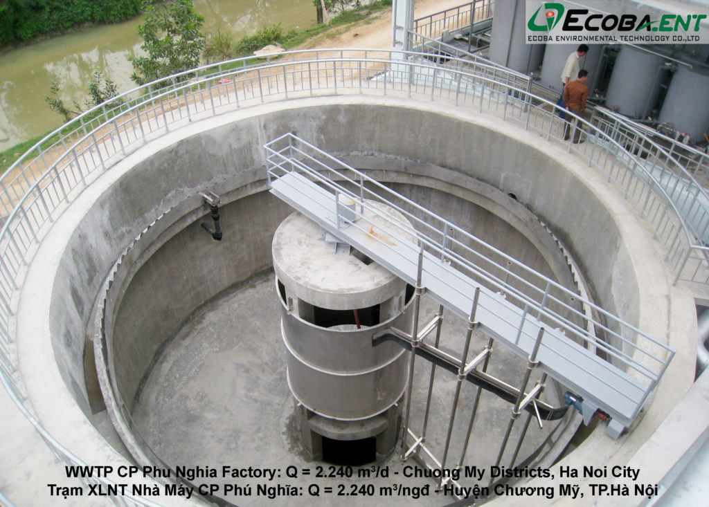 Nhà máy xử lý nước thải cho Nhà máy chế biến thực phẩm C.P Phú Nghĩa