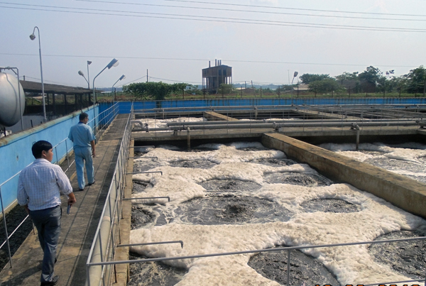 The wastewater treatment plant for Soi Det Textile Factory