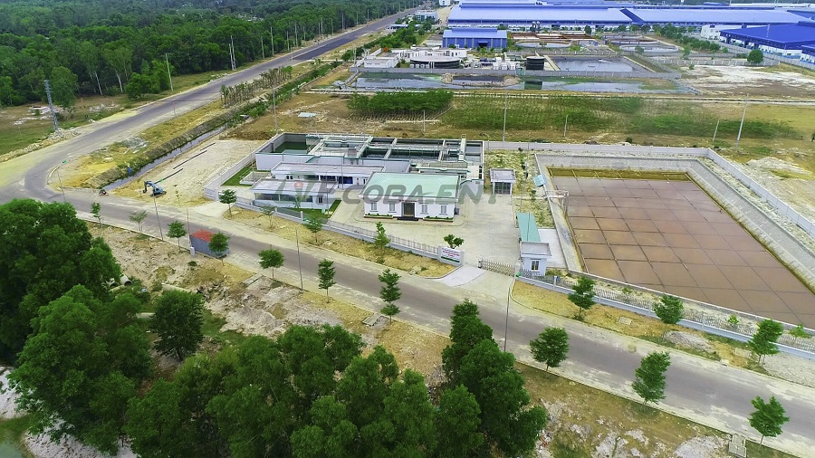 Trạm xử lý nước thải dệt nhuộm KCN Tam Thăng 2