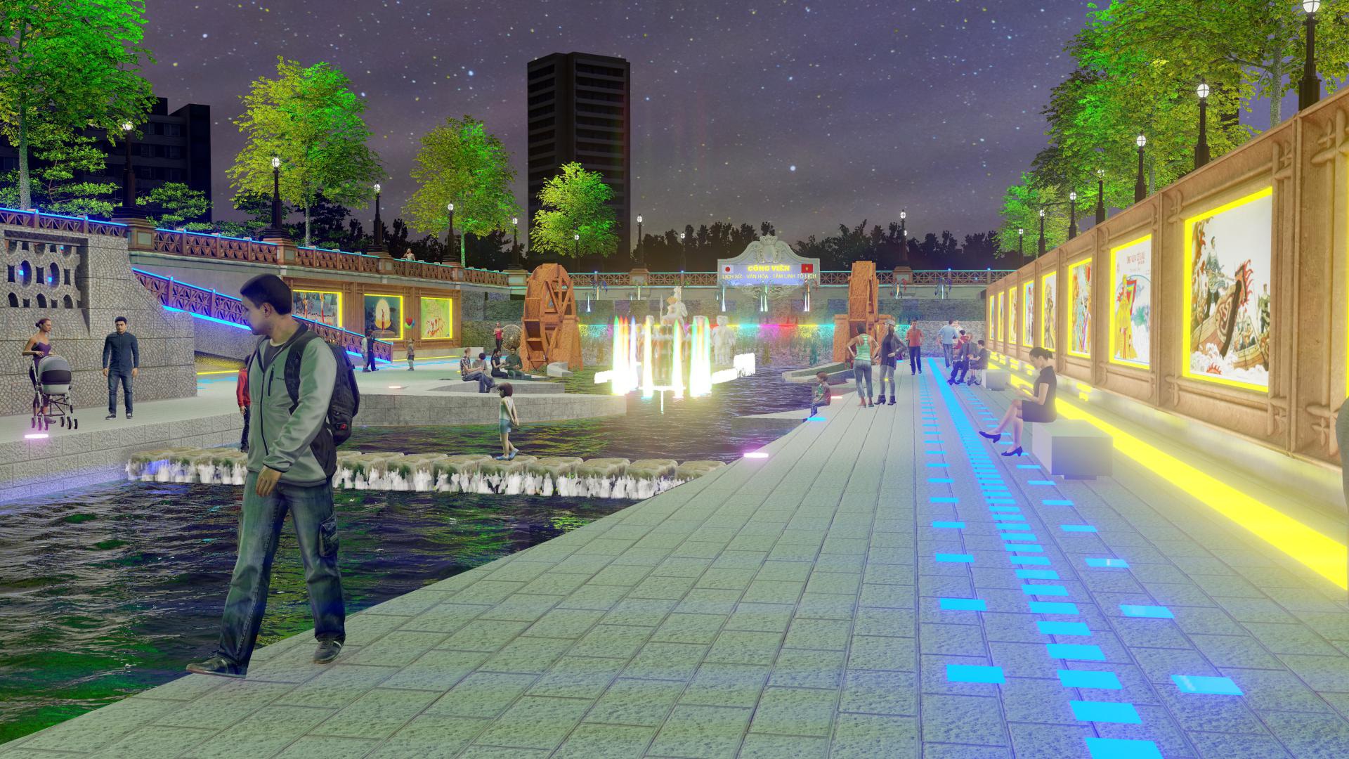 Mô hình Công viên Lịch sử-Văn hóa-Tâm linh Tô Lịch 3