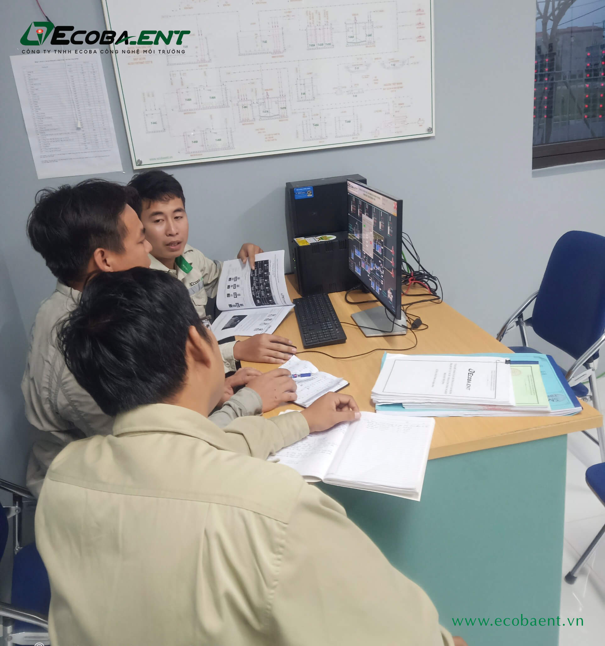 Đào tạo vận hành, bảo trì, bảo dưỡng thiết bị tại trạm XLNT CCN Khánh Thượng 2