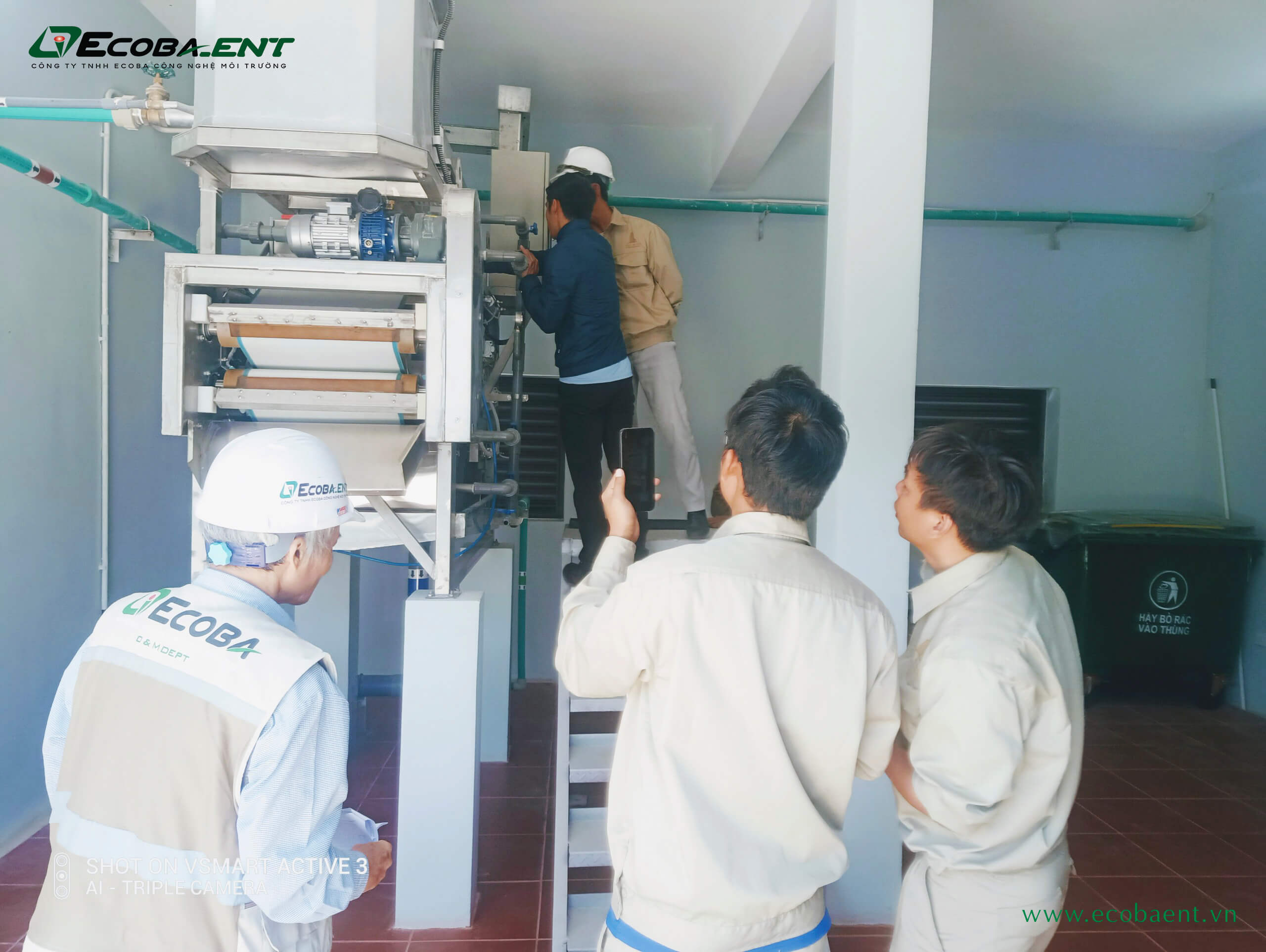 Đào tạo vận hành, bảo trì, bảo dưỡng thiết bị tại trạm XLNT CCN Khánh Thượng