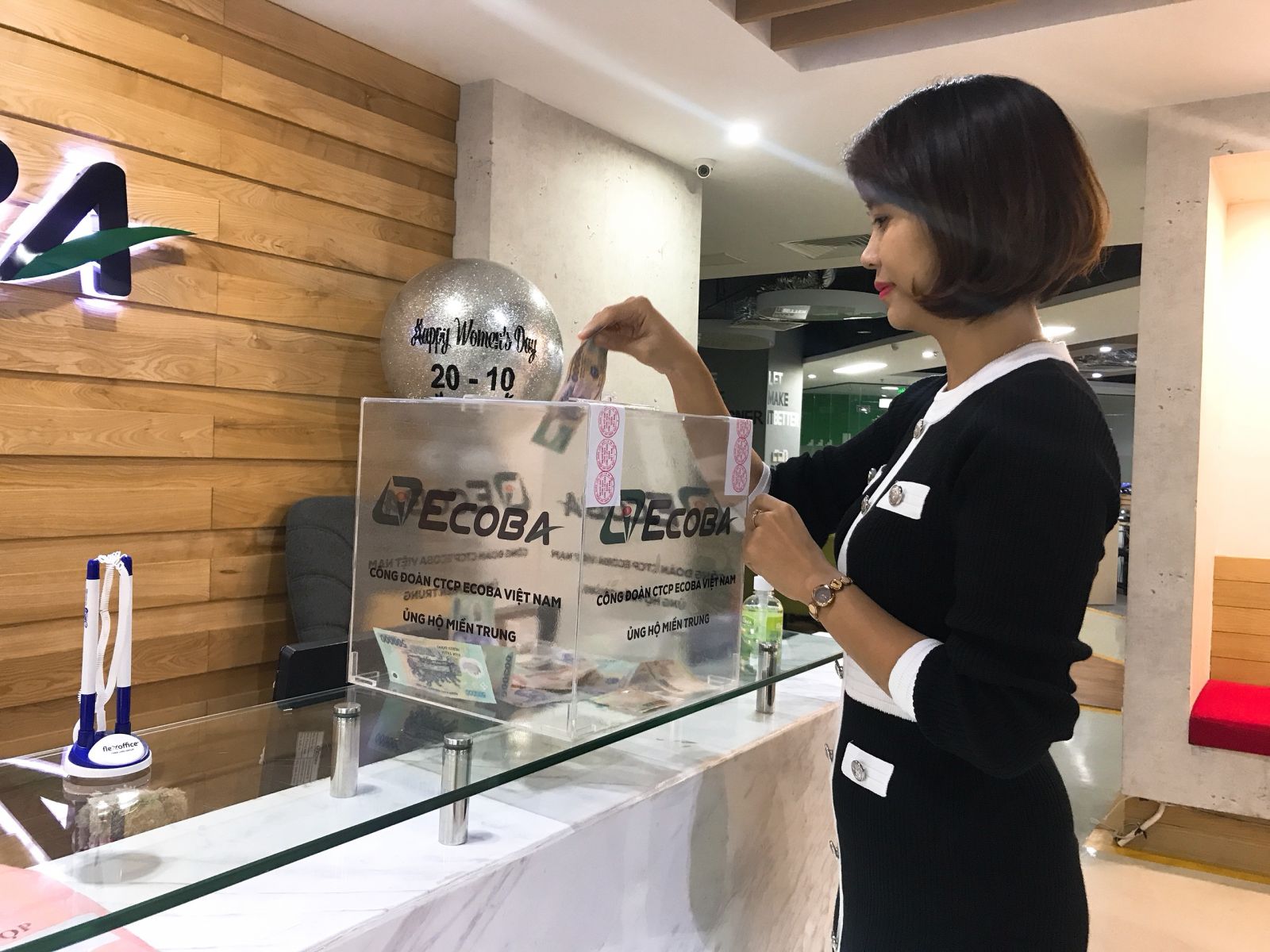 Ecoba phát động chương trình ủng hộ miền Trung 4