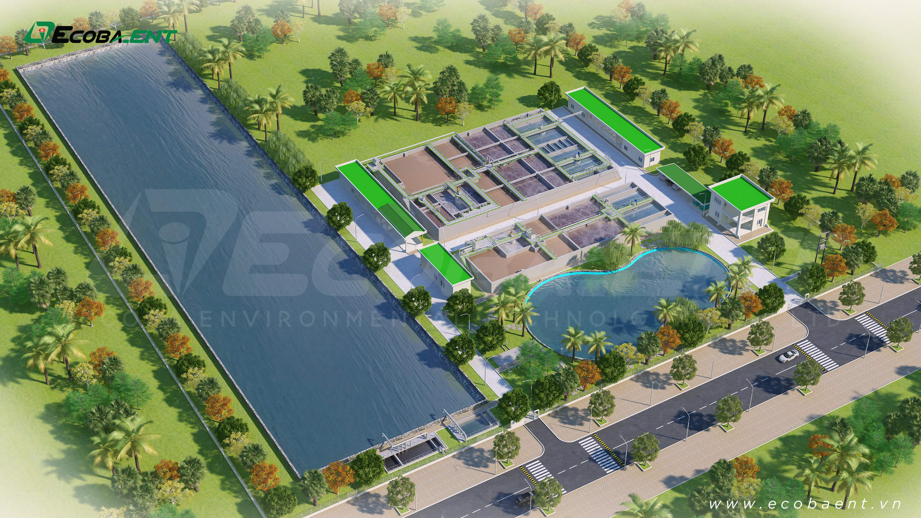 Trạm xử lý nước thải khu công nghiệp Đồng Văn IV - Giai đoạn 2