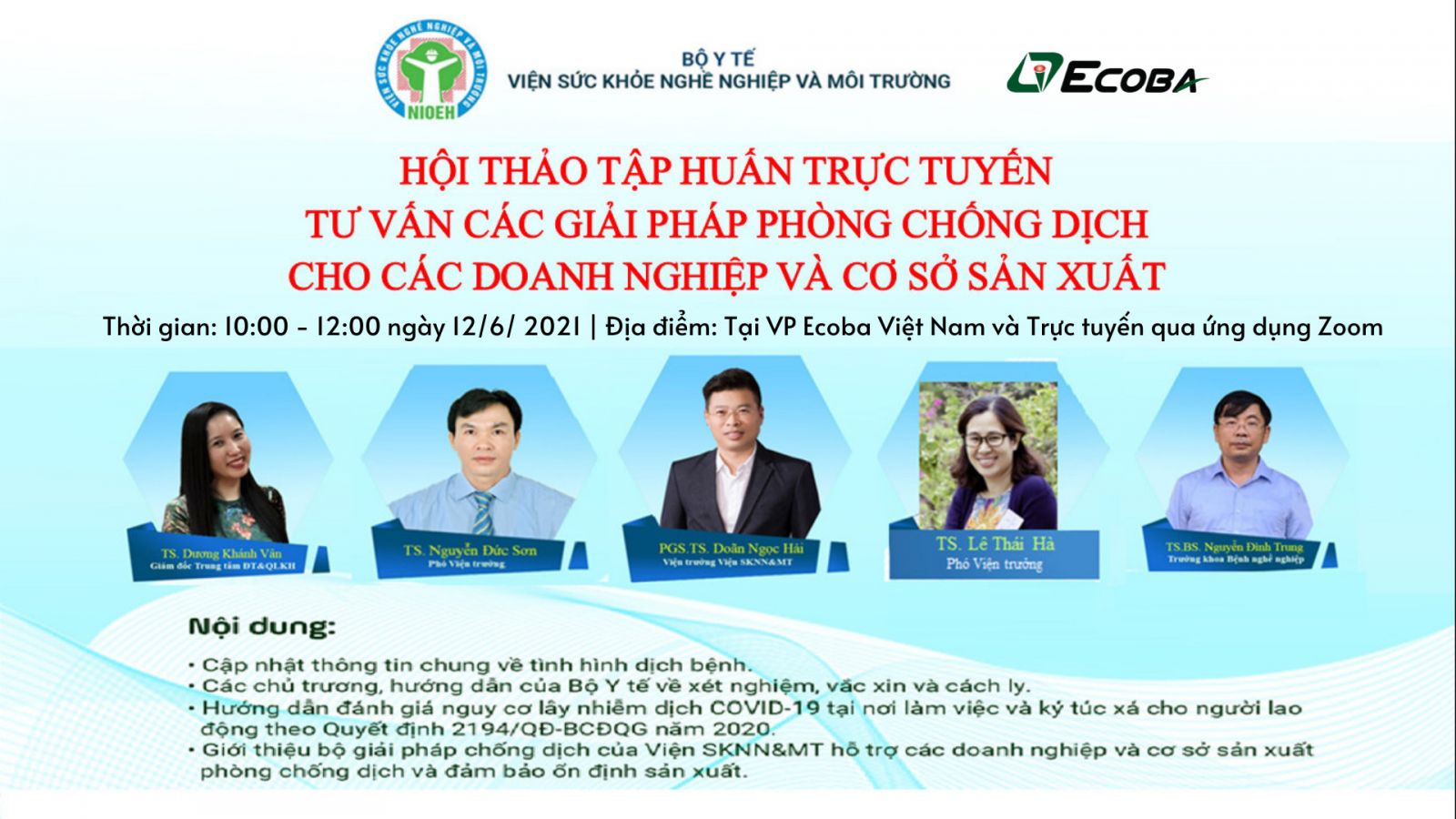 Tư vấn giải pháp phòng chống dich_Ecoba Tư vấn giải pháp phòng chống dich_Ecoba