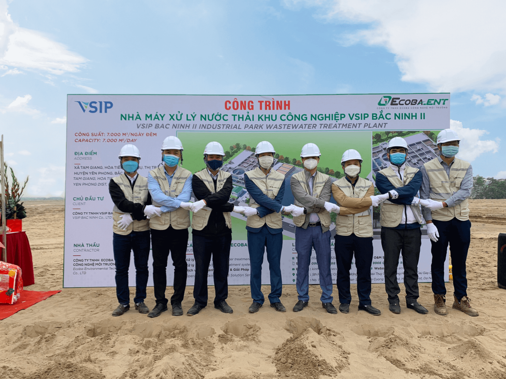 The centrial wastewater treatment plant for VSIP Bac Ninh Industrial park