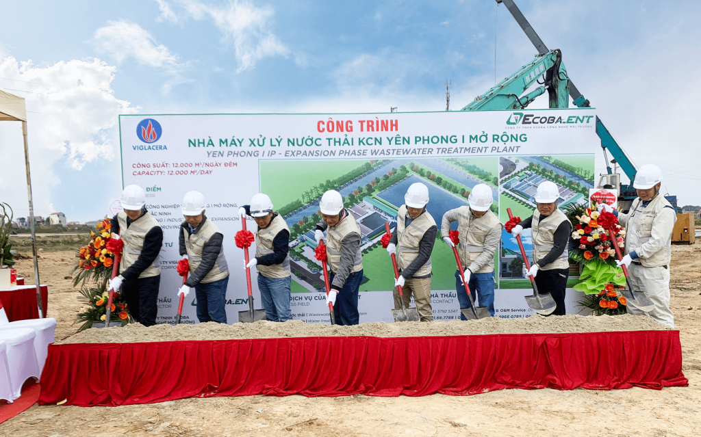 Trạm xử lý nước thải KCN Yên Phong I mở rộng