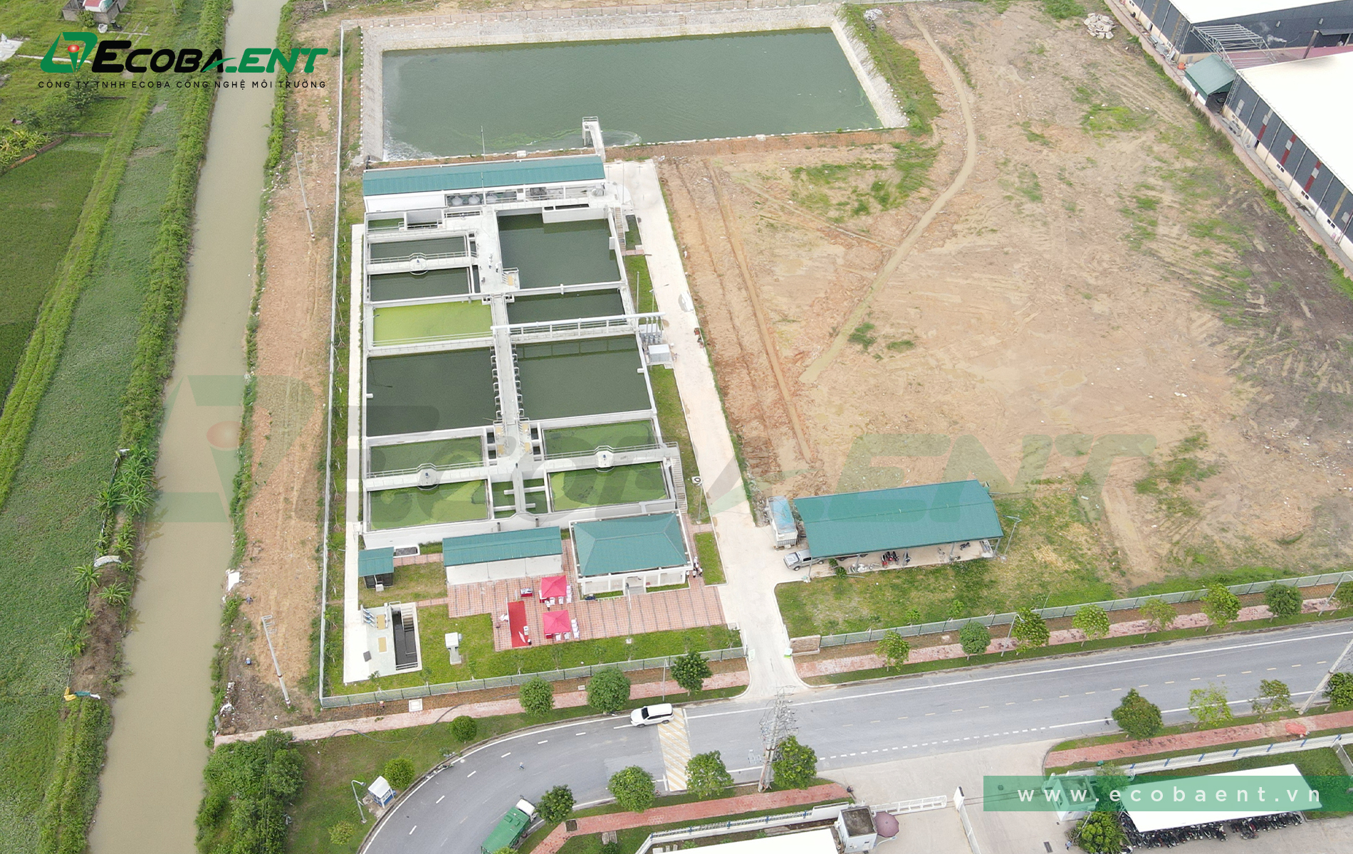 Trạm xử lý nước thải KCN Yên Phong I mở rộng