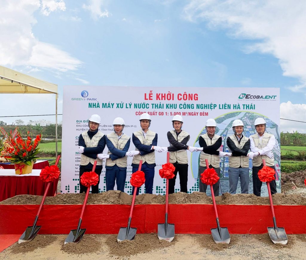The centralized wastewater treatment plant for Lien Ha Thai industrial park