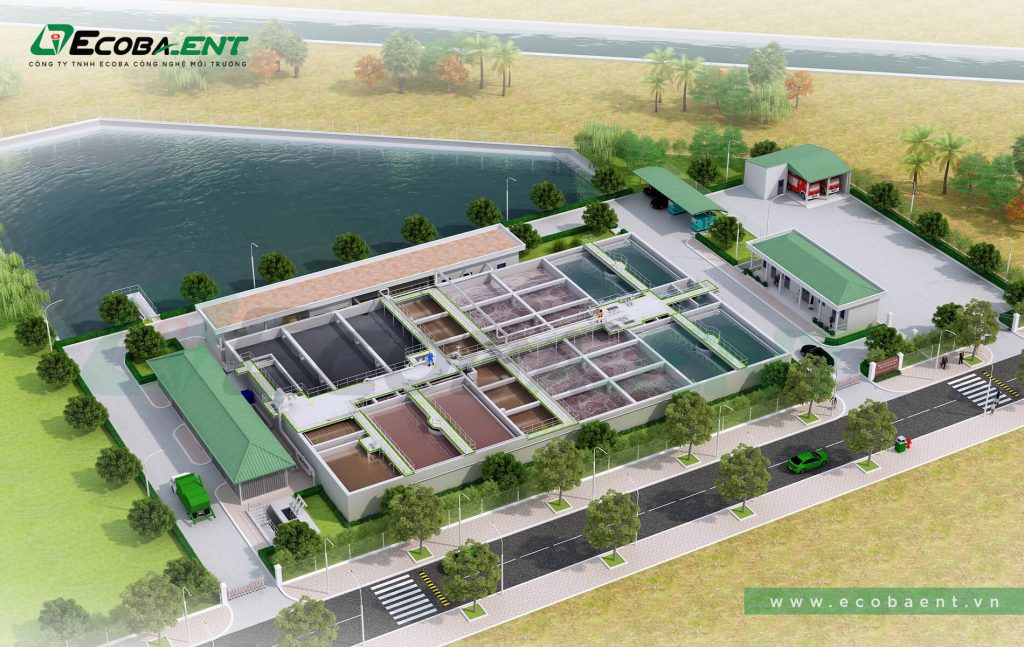 Nhà máy xử lý nước thải KCN Mỹ Thuận
