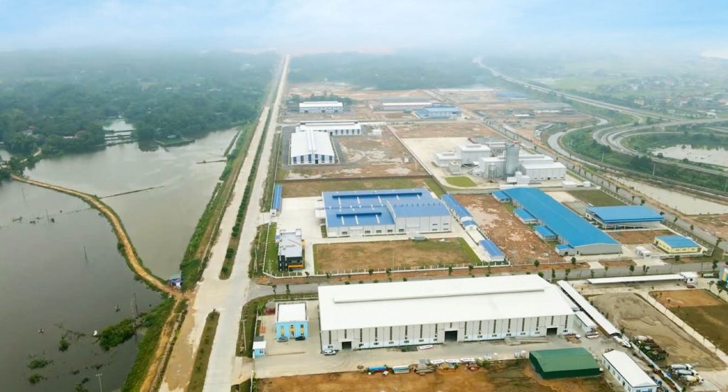 The centralized wastewater treatment plant for Cam Khe industrial park