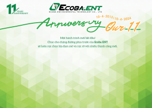 Chúc mừng 11 năm thành lập Ecoba ENT (10/04/2013 – 10/04/2024)