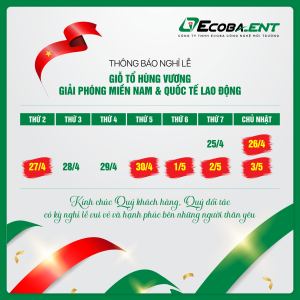 Thông báo nghỉ lễ Giỗ tổ Hùng Vương, Giải phóng miền Nam 30/4 & Quốc tế Lao động 1/5