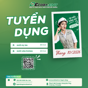 Ecoba ENT tuyển dụng tháng 10/2026