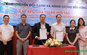 Ecoba ENT ký kết thỏa thuận hợp tác với Khoa Kỹ thuật Môi trường, Trường Đại học Xây dựng Hà Nội